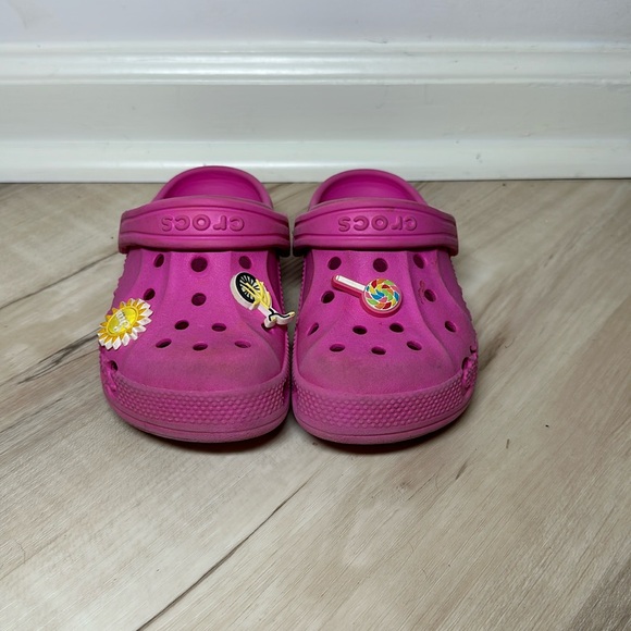 CROCS Other - Crocs Pink Clogs kids size 10